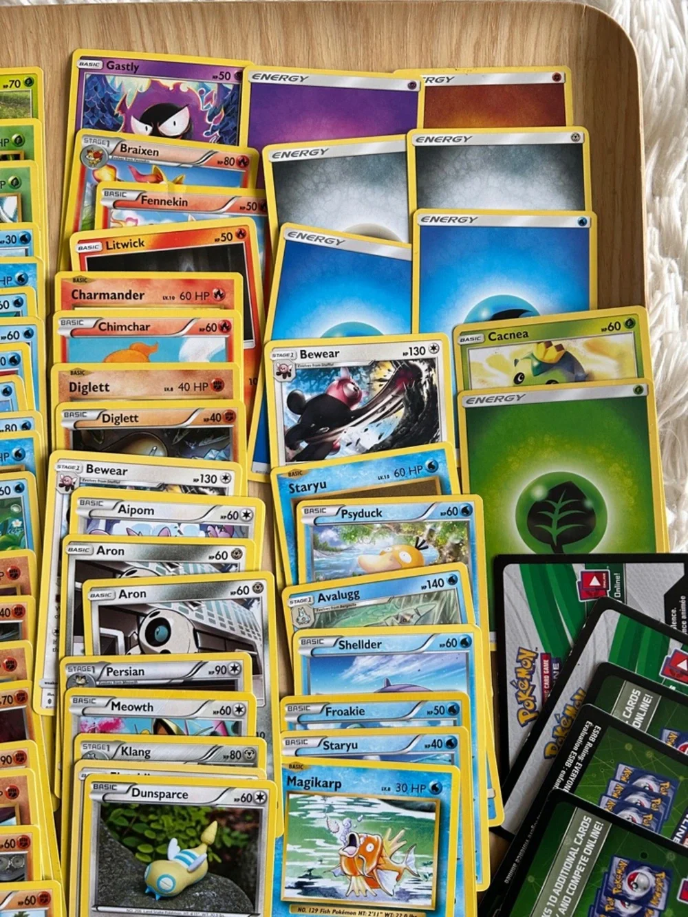 60 Pokemon Orange, Grey, Purple, Blue & Green Card Lot - Mixed Set - Picture 6 of 6